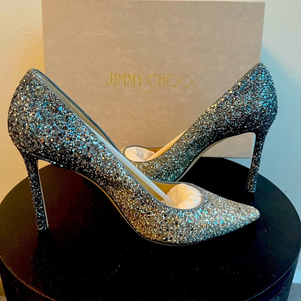 Jimmy Choo Romy Pumps 37.5 LIKE NEW